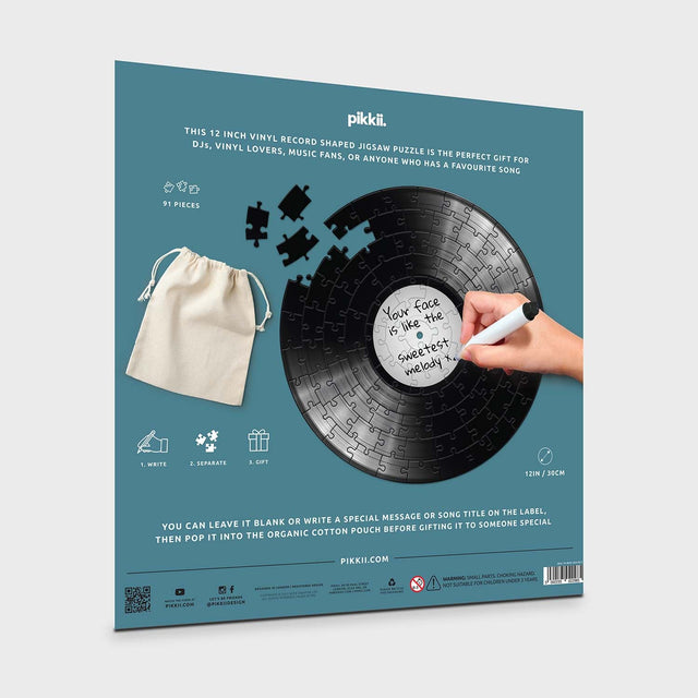 12" Record Jigsaw Puzzle