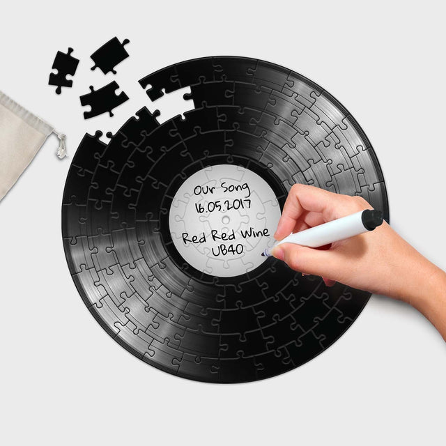 Pikki Personalised 12" Record Jigsaw Puzzle UB40 Red Red Wine Our Song