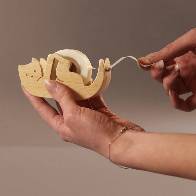 Kitty Sticky Tape Dispenser