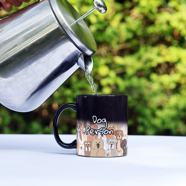 Crazy Dog Person Heat Changing Mug