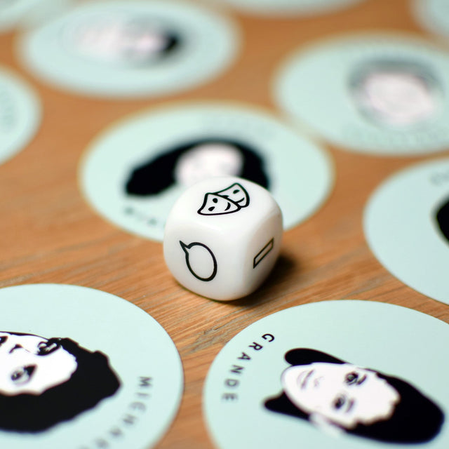 Find the face dice close up