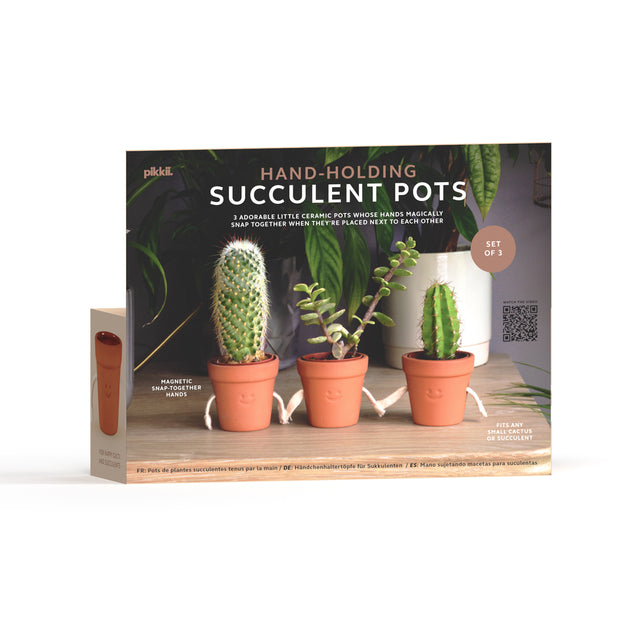 Hand-Holding Succulent Pots