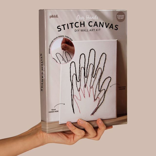 Our Hands Stitch Canvas Wall Art