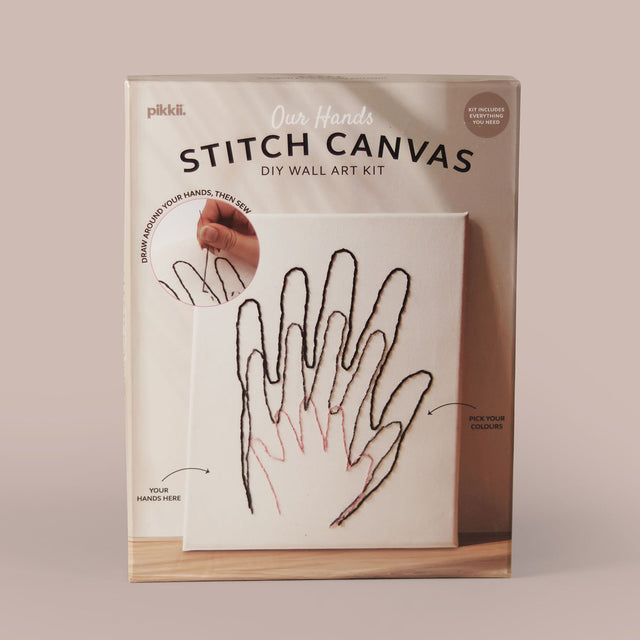 Our Hands Stitch Canvas Wall Art