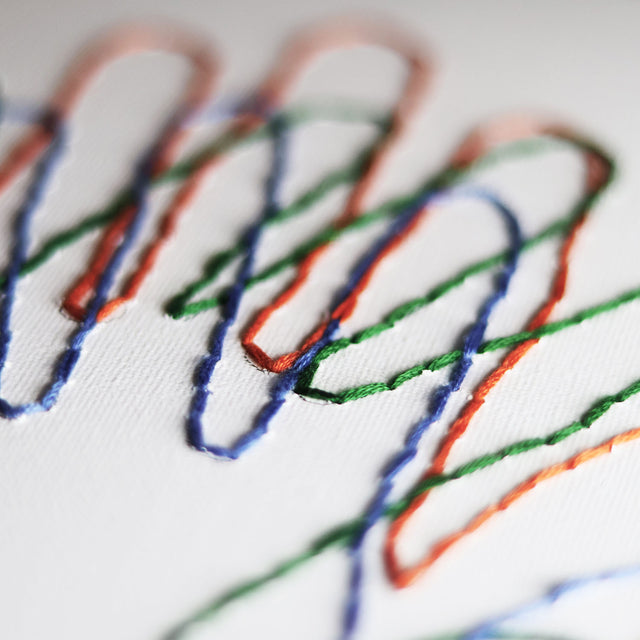 Our Hands Stitch Canvas Wall Art