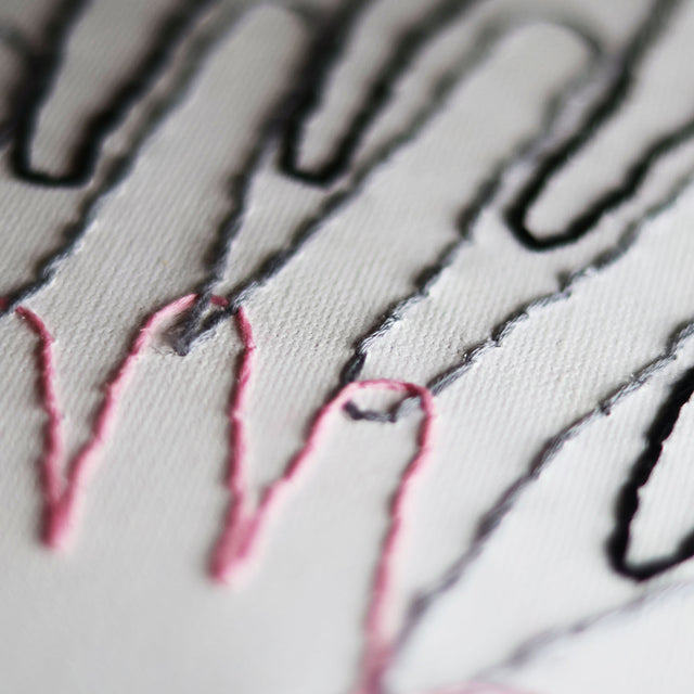 Our Hands Stitch Canvas Wall Art