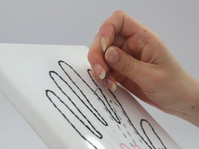 Our Hands Stitch Canvas Wall Art