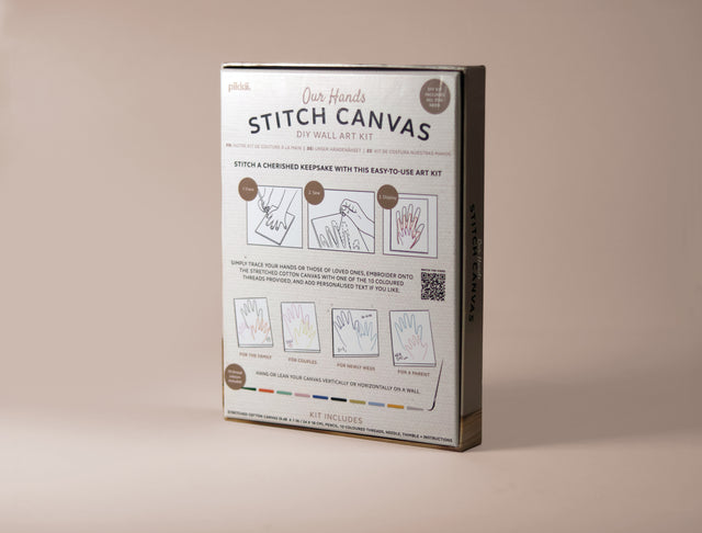 Our Hands Stitch Canvas Wall Art