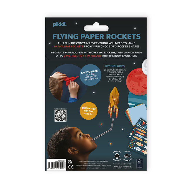 Flying Paper Rockets