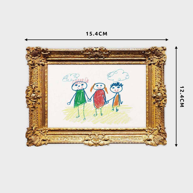 Framed Drawing Glasses Cloth