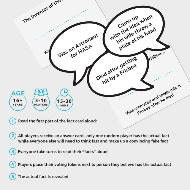 WTAF What the Actual Factual Party Game Rules