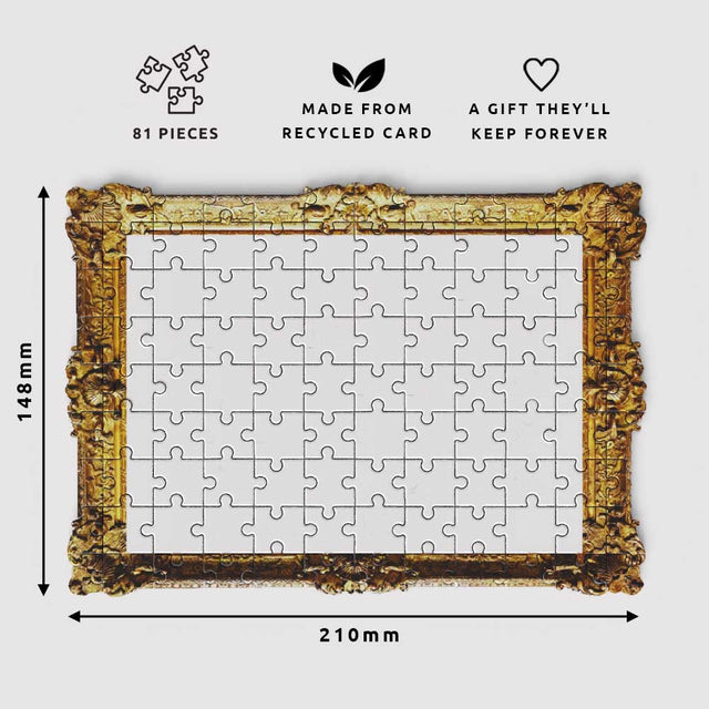 Pikkii framed drawing blank jigsaw puzzle dimensions