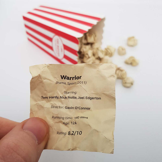 Movie Popcorn Bucket List
