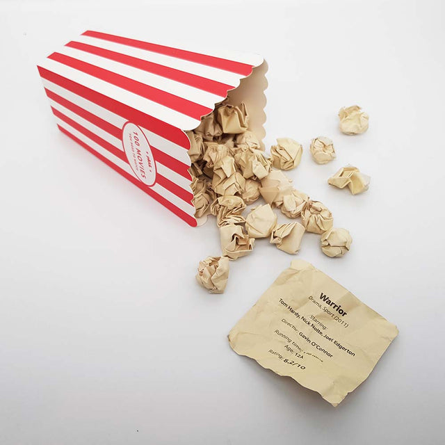 Movie Popcorn Bucket List