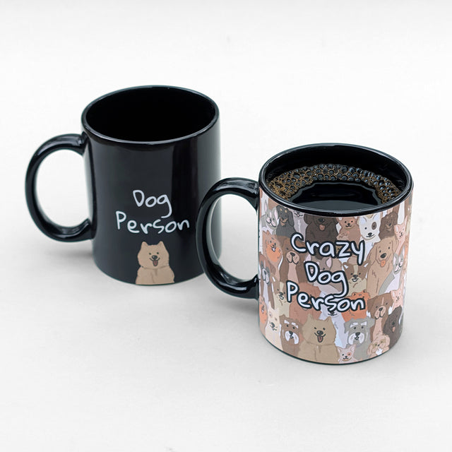 Crazy Dog Person Heat Changing Mug