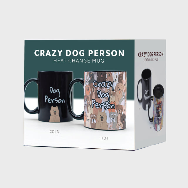 Crazy Dog Person Heat Changing Mug