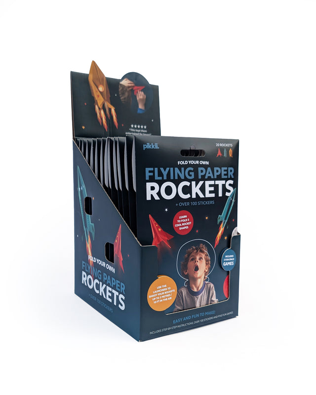 Flying Paper Rockets