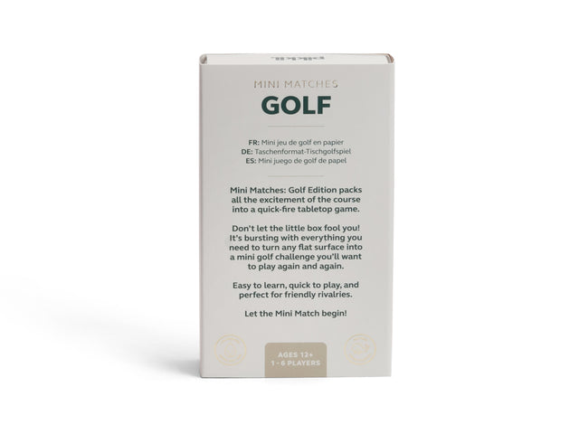 Mini Matches: Golf