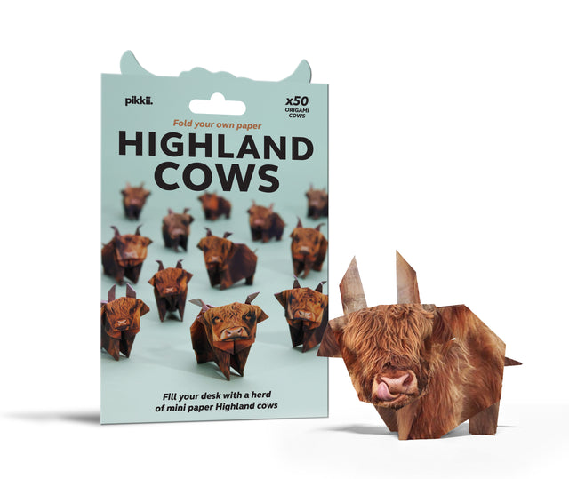Paper Highland Cows