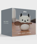 Pikkii - Dog Mug + Stick Spoon - Front of Packaging