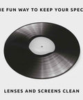 Pikkii Fun Microfiber Cloth - 6" Vinyl Record - The Fun Way To Keep Your Specs, Lenses & Screens Clean 