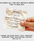 Pikkii TV Box Set Popcorn Bucket List - The Wire TV Show 