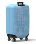 Travel Log Suitcase Cover back